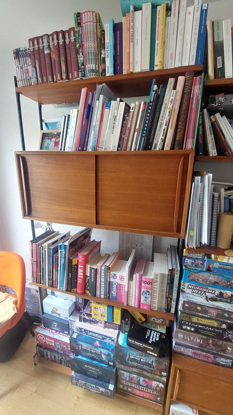 Scaffali: Système de bibliothèque modulaire vintage scandinave – Usato da Lausanne venduto da Moise_The_One 1