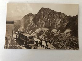 Alte Ansichtskarte Jaman et Rochers de Naye  - train