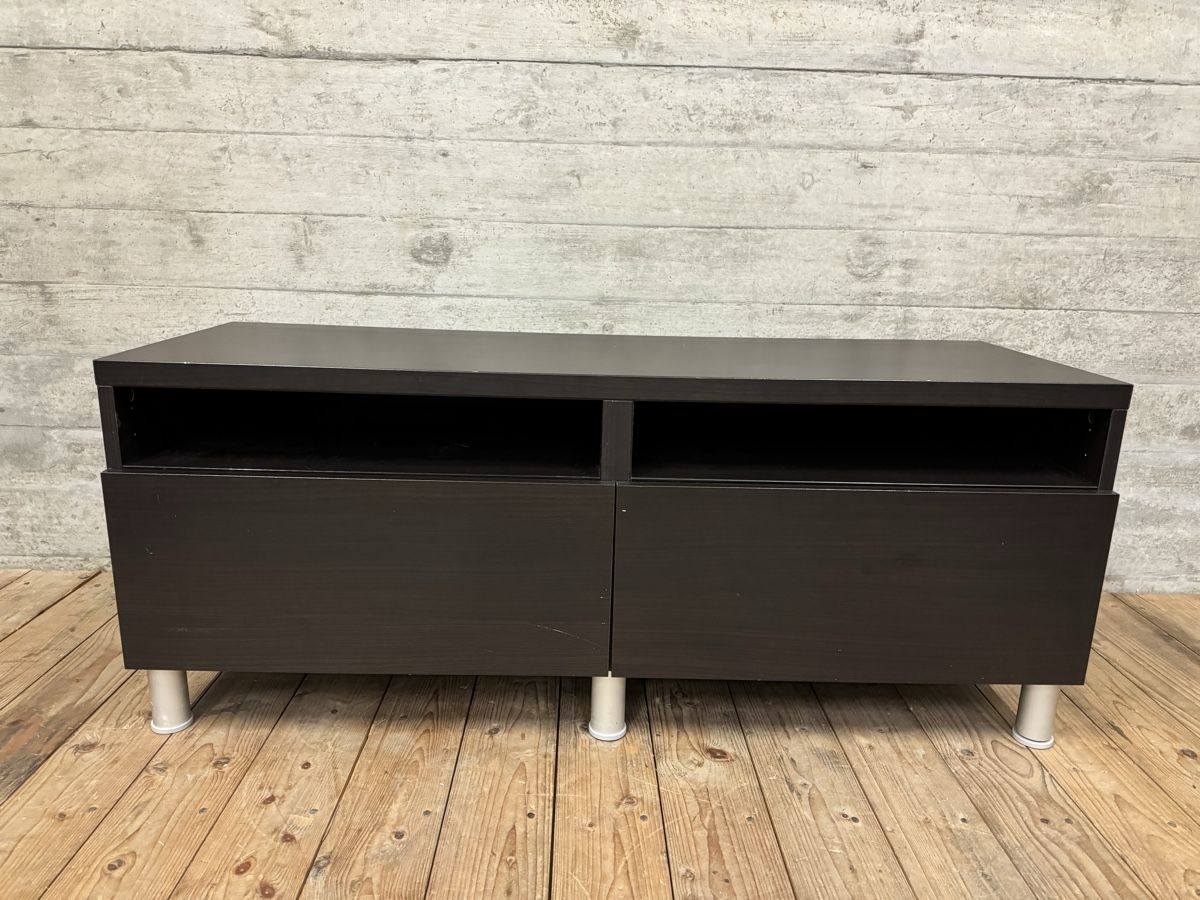 Mobili TV: TV-Lowboard schwarz mit 2 Schubladen, Kommode – Usato da Münchenstein venduto da Eclipse6
