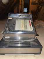Vintage Hasler Bern Registrierkasse mit Geldschublade