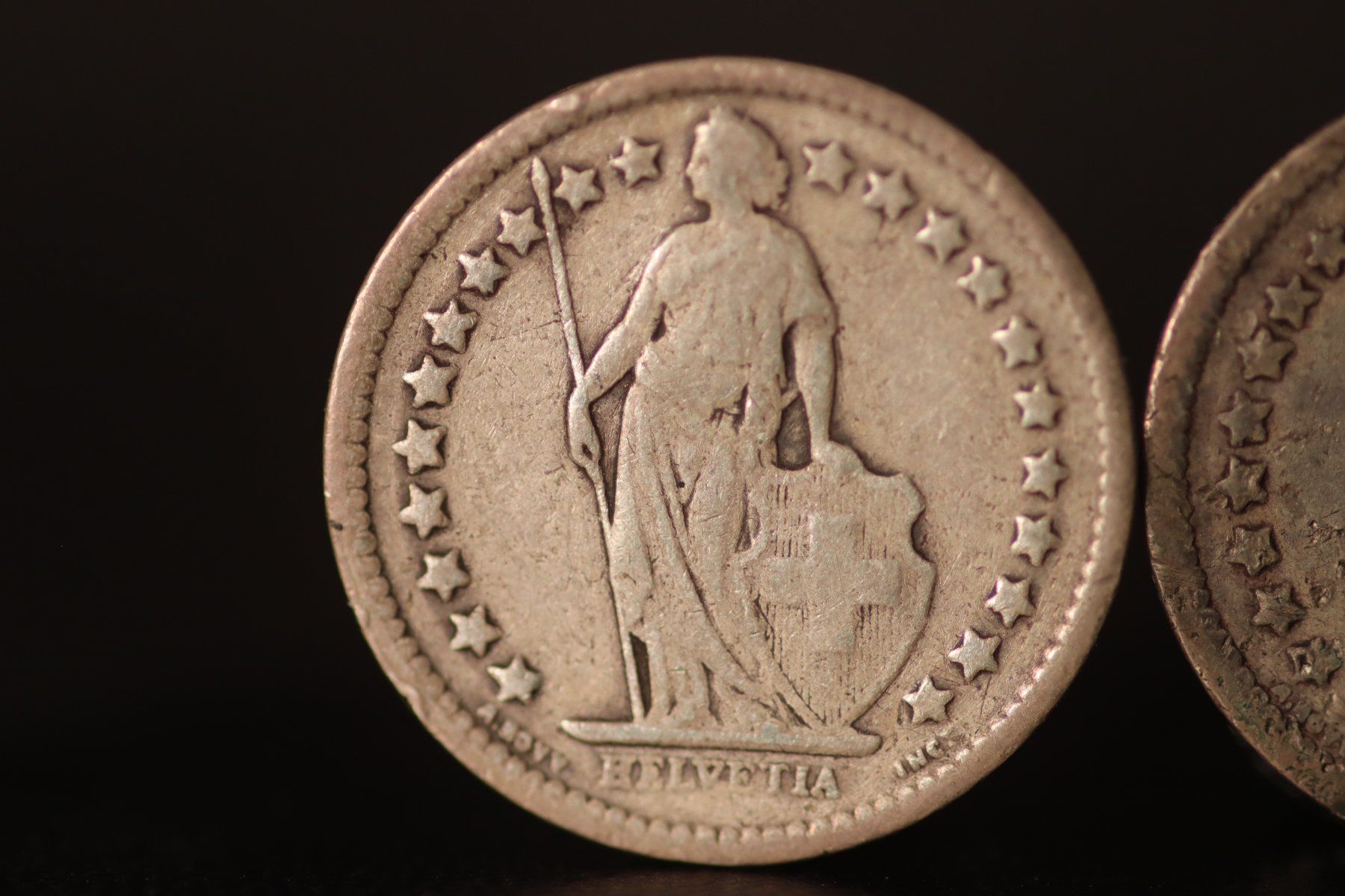 Tutti le monete: 2 x 1/2 Franken 1878 | Silber – Usato da Kaltbrunn venduto da Watch360 4