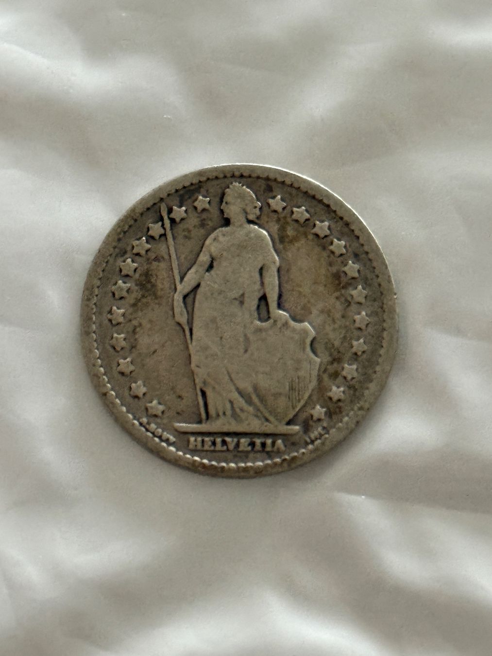 Tutti le monete: 1 Franken 1887  Silber, Rar – Usato da Wallisellen venduto da SWISS_SILVER1 1