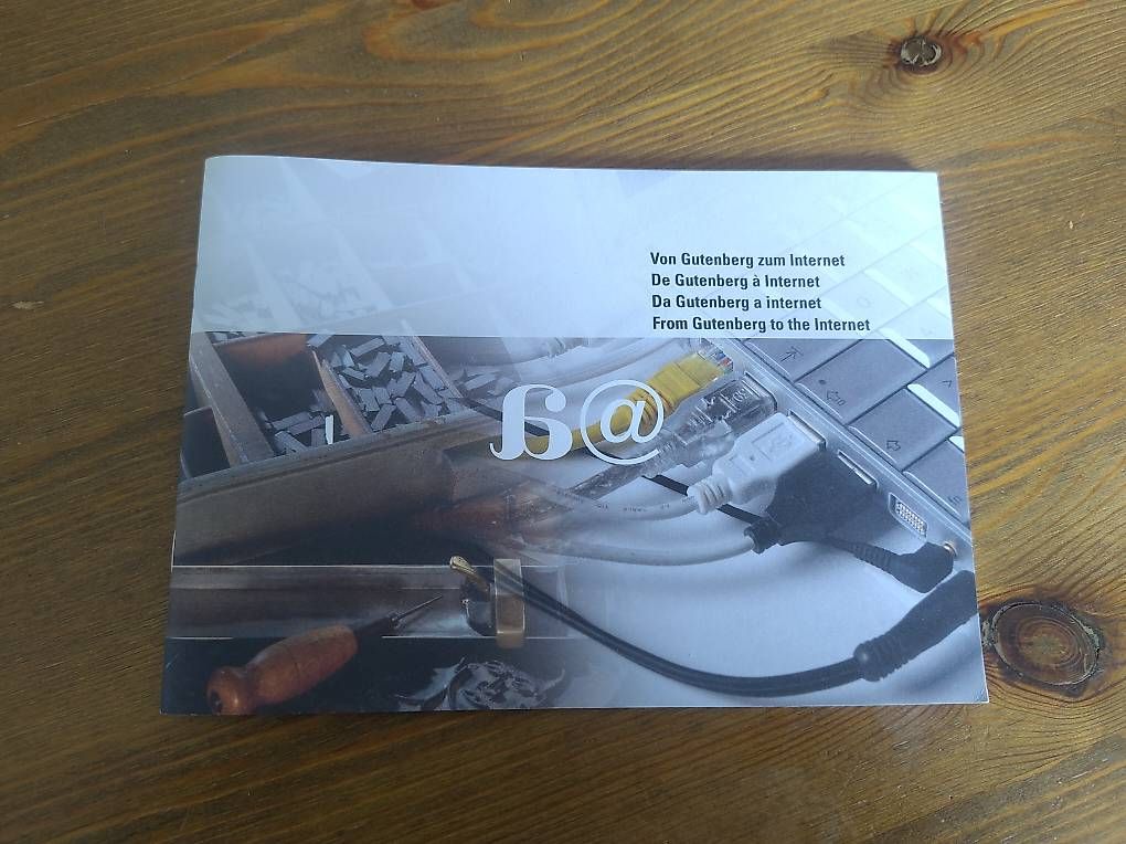Tous les timbres: Briefmarkenheft "Von Gutenberg zum Internet" postfrisch – Neuf (Voir description) à Wohlen AG par gnabbr