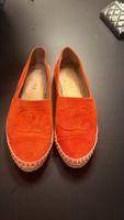 Chanel espadrilles orange suede size 38 good condition