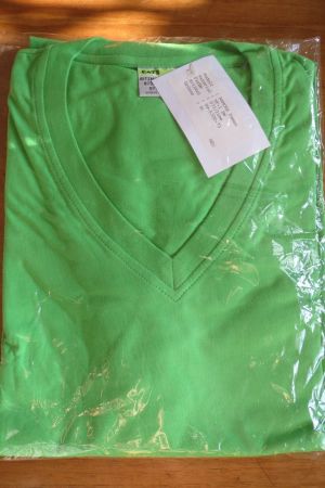 Damen T-Shirt Cats Ramona Modell lime Grösse XL