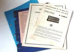 5x Originale Unterlagen zu Audio / Hi-Fi