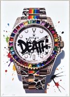 Death NYC Ltd Ed Pop Art Druck " Graffiti Diamond Rolex