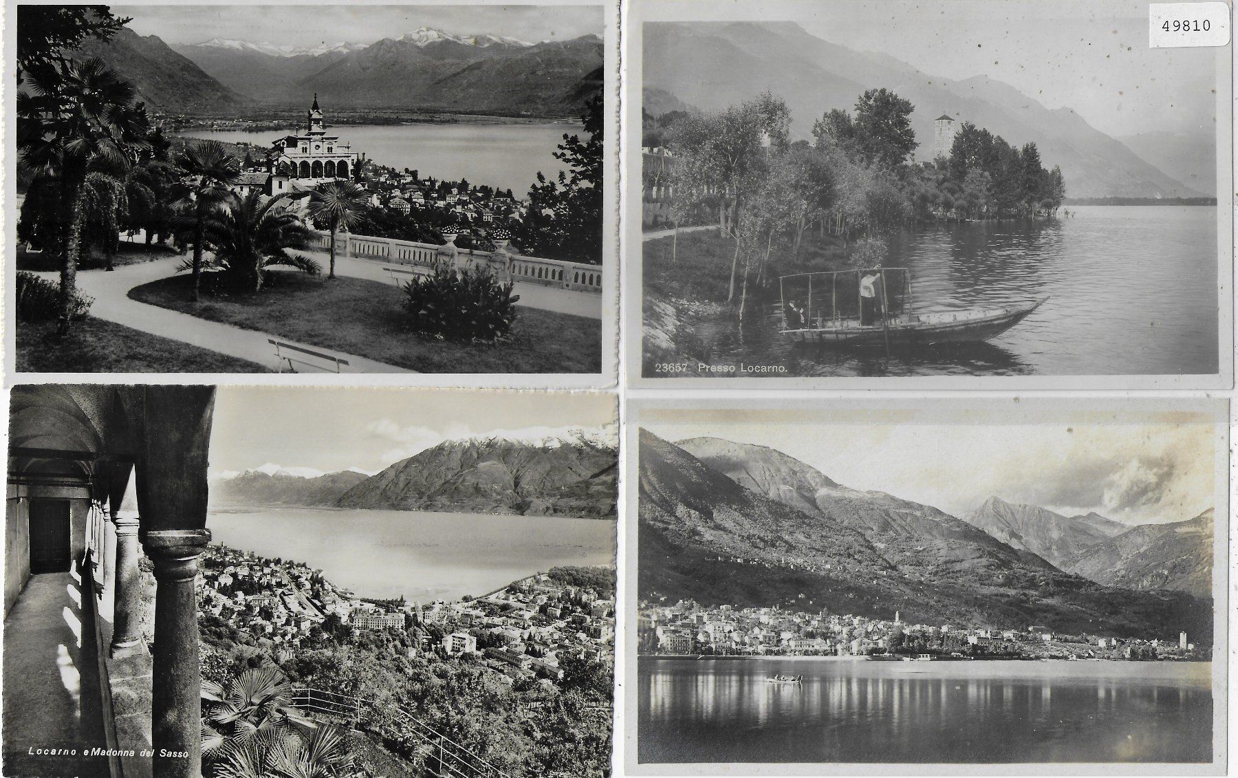 Cartoline postali: 4 AK - Locarno – Usato da Ettingen venduto da Kartenplanet