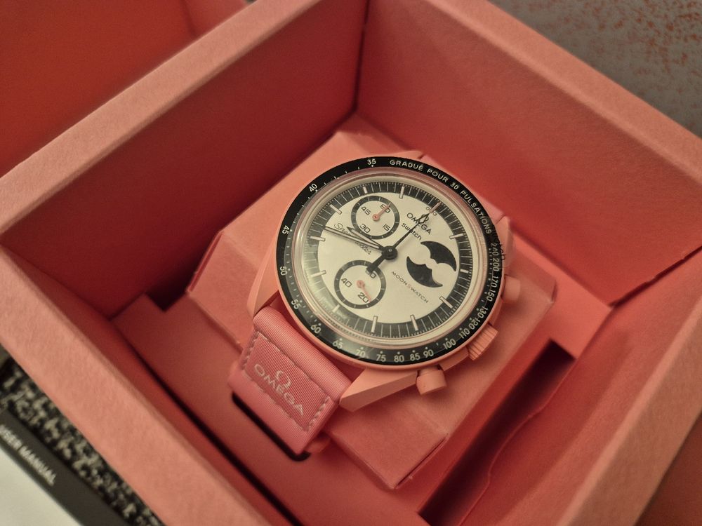 Omega x Swatch Moonswatch Mission to the Pink Moonphase 3