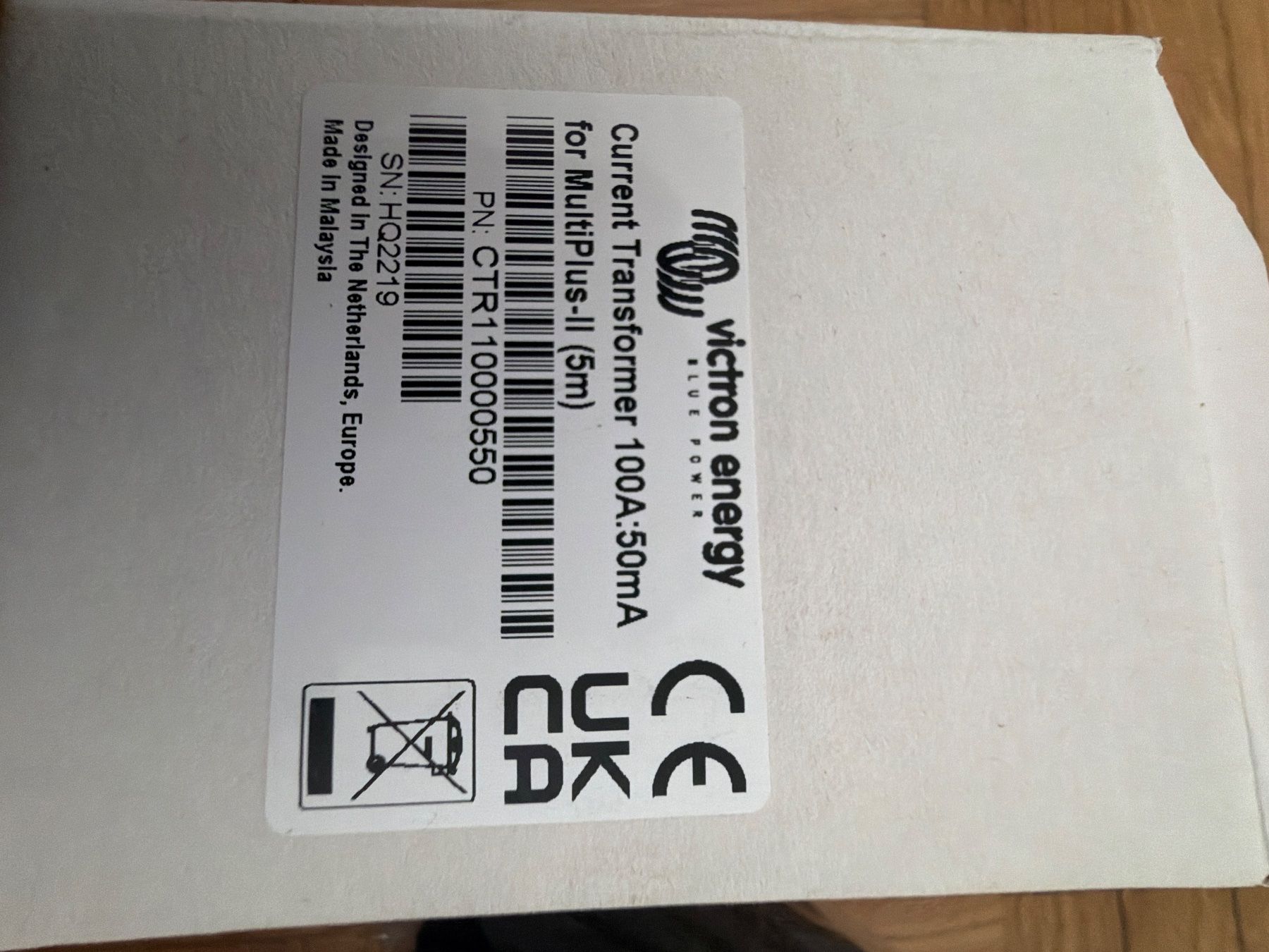 Victron Componenti elettronici: Victron Energy current transformer – Nuovo e nell'imballaggio originale da Basel venduto da Corrado71 2