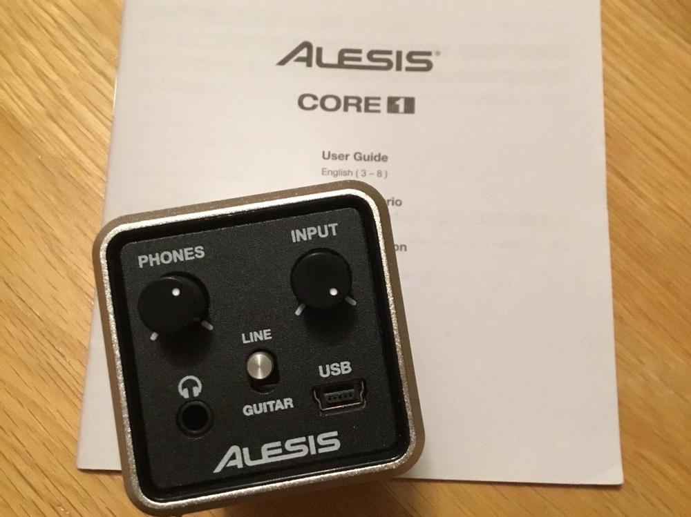 Alesis CORE 1 XLR USB 24-Bit Audio Interface iPhone iPad | Kaufen