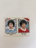 Carte FOOTBALL PANINI MEXICO 86 EZZAIKI BADDOUS