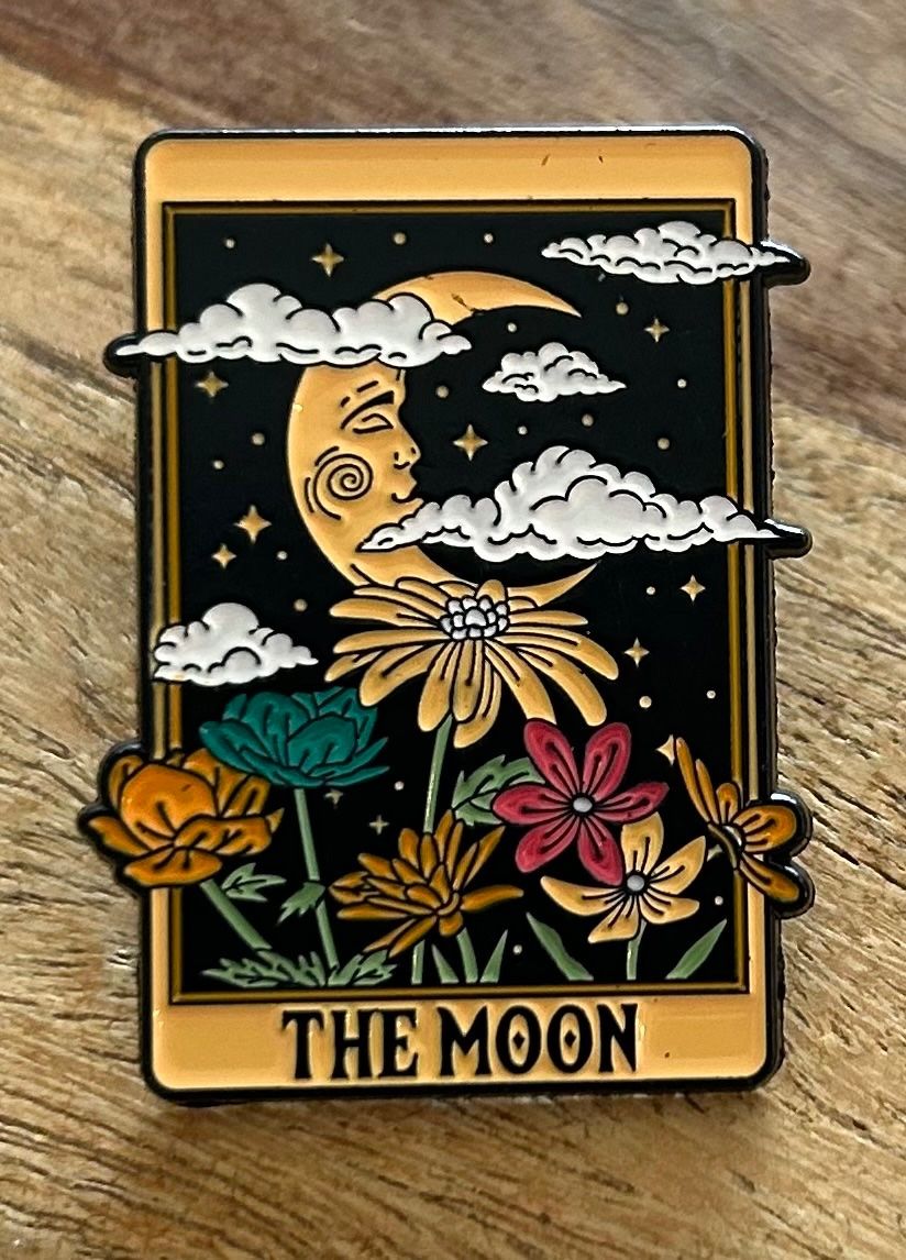 Placchette & Badge: Pin Mond / Tarot Karte The Moon – Nuovo e nell'imballaggio originale da Geneve venduto da vane267