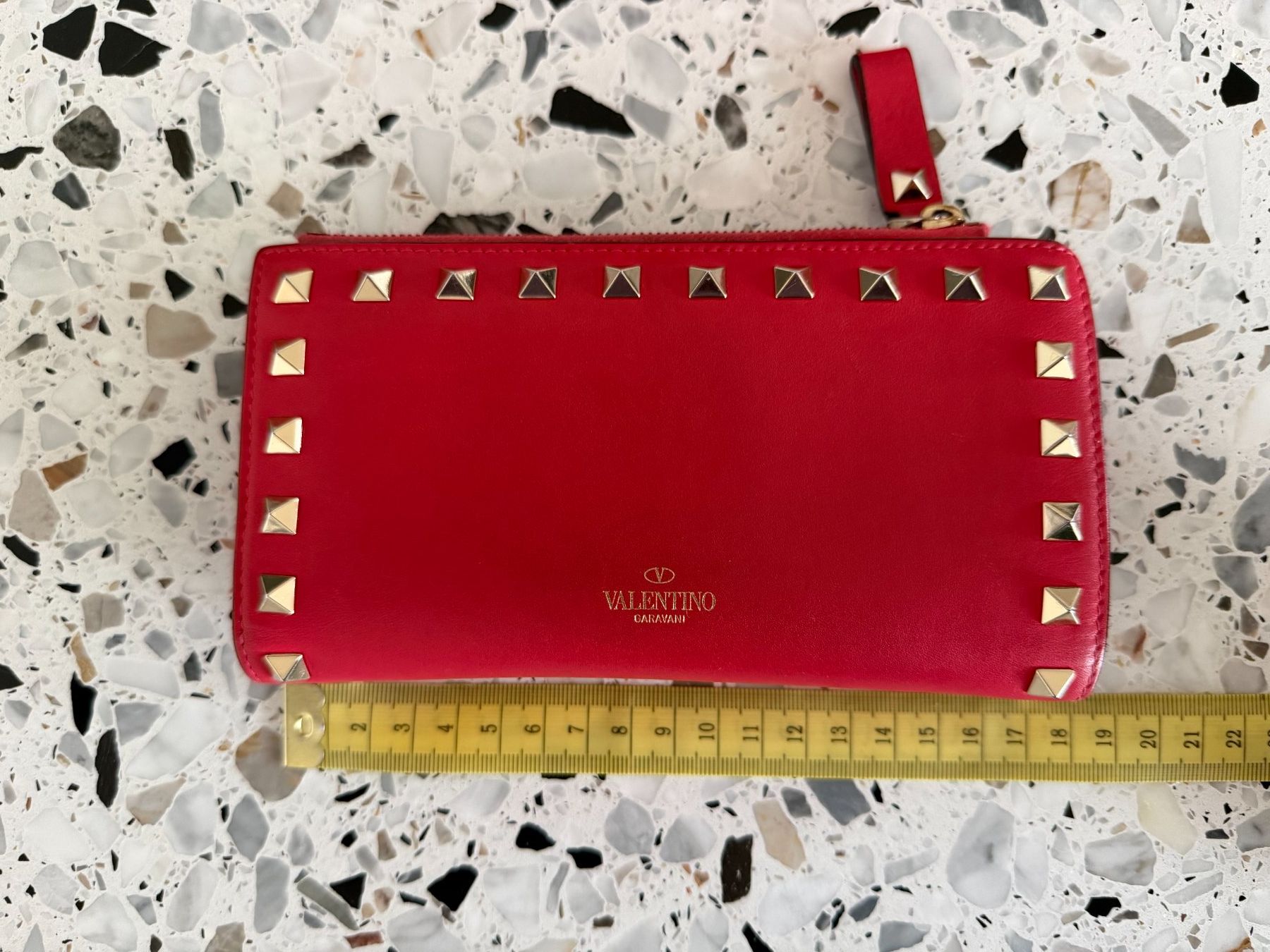 Valentino Portemonnaie: Valentino Rockstud Wallet Red - 100% Original – Gebraucht aus Zürich von bgg 6