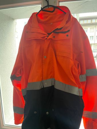 Sicherheitsjacke mit Fleece-Futter, Grösse: XXL inkl. Kaputz