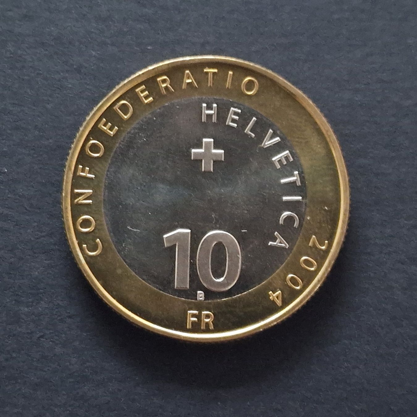 Alle Münzen: CHF 10.- commémorative 2004 – Gebraucht aus Bouveret von psv01 3