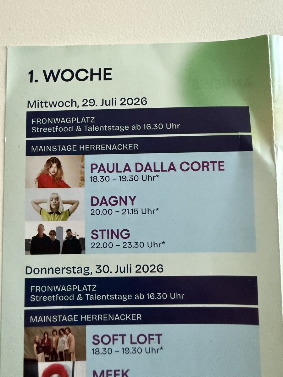Biglietti: Stars in Town Vip Ticket – Nuovo e nell'imballaggio originale da Winterthur venduto da Pmiracat 1