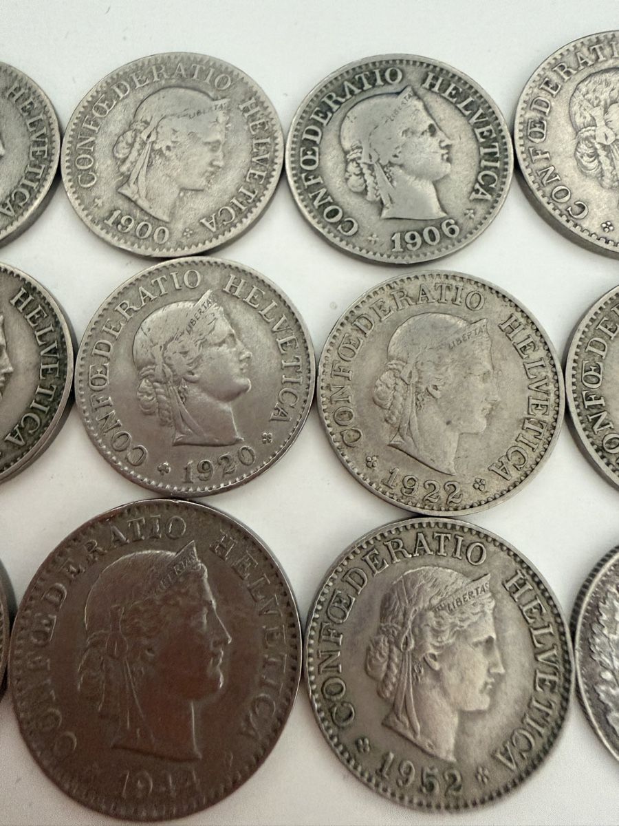 Alle Münzen: Schweizer Geld 10-20-50  – Gebraucht aus Neuhausen von Cartier22 3