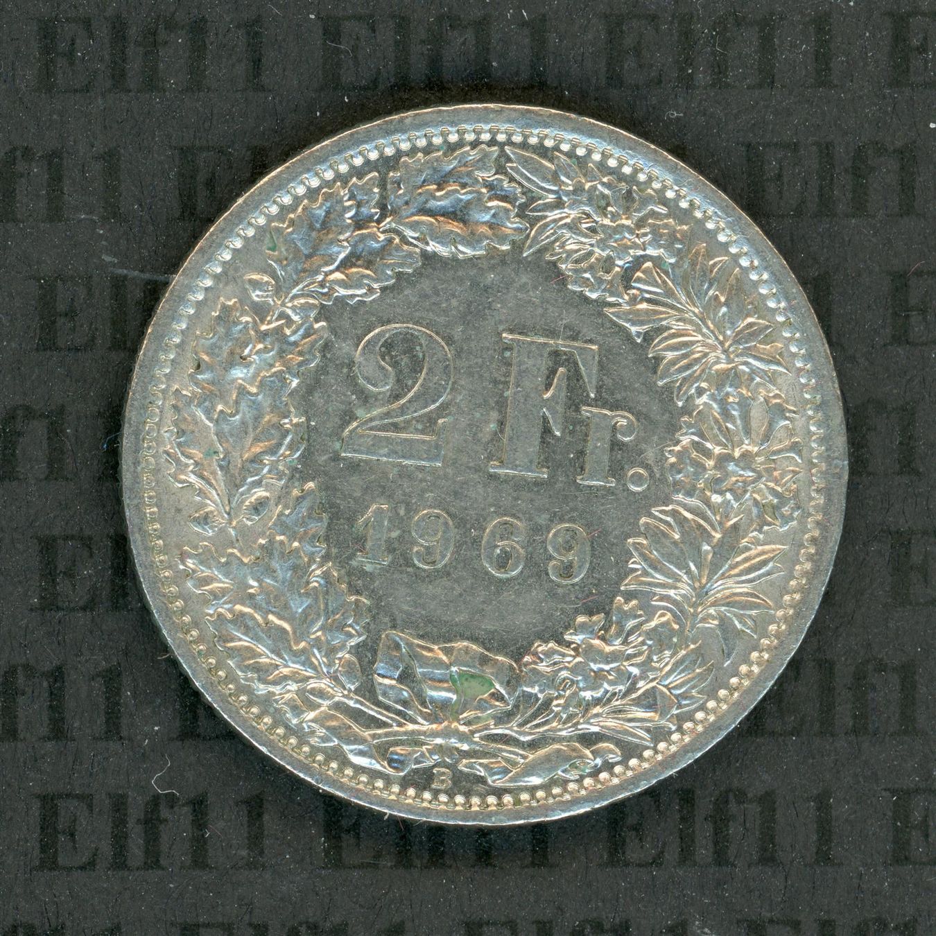 Tutti le monete: CHF___2.00 1969 -vz 2 Franken – Usato da Widnau venduto da Elf11