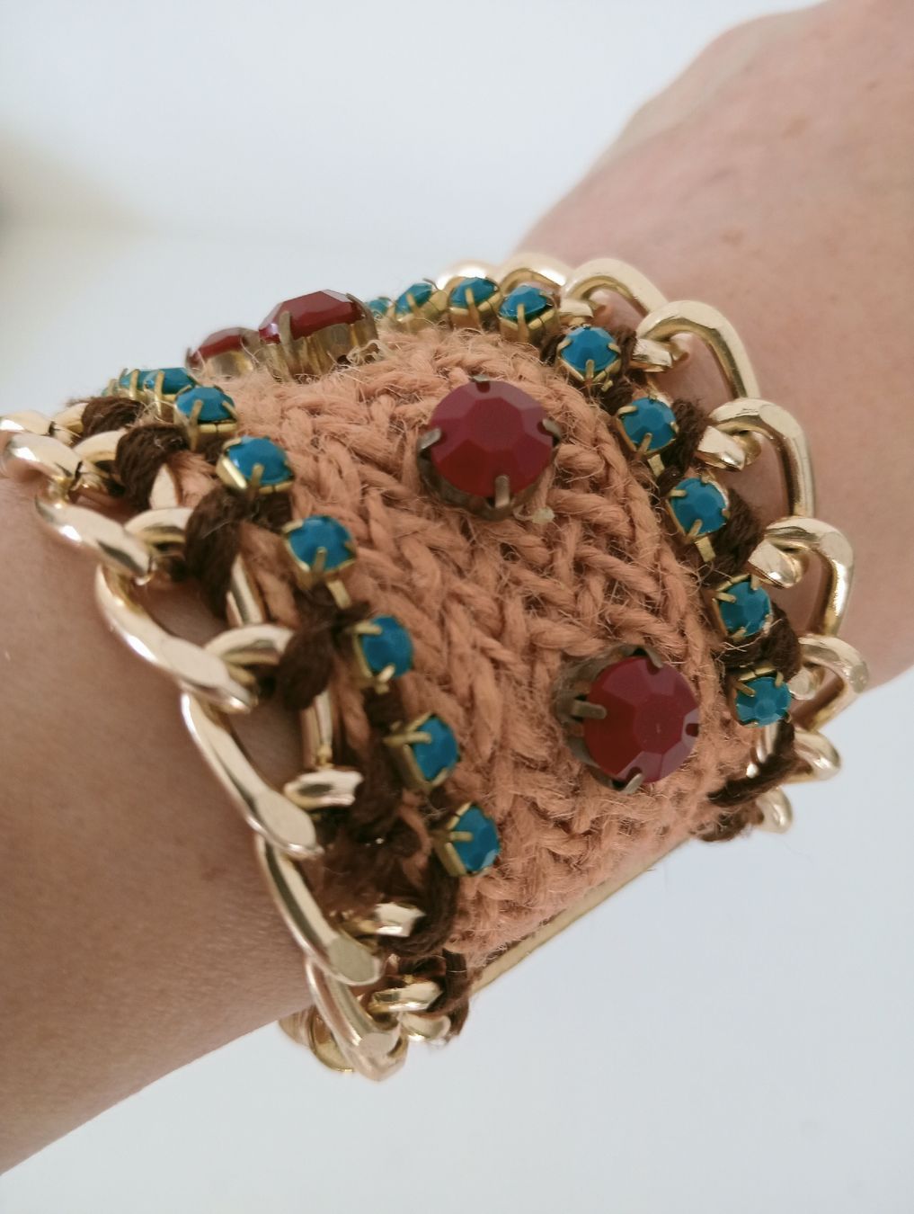 Bracelets: Statement Manschetten-Armband im Boho-Chic Stil – Défectueux à Allschwil par Evgeniia78 1