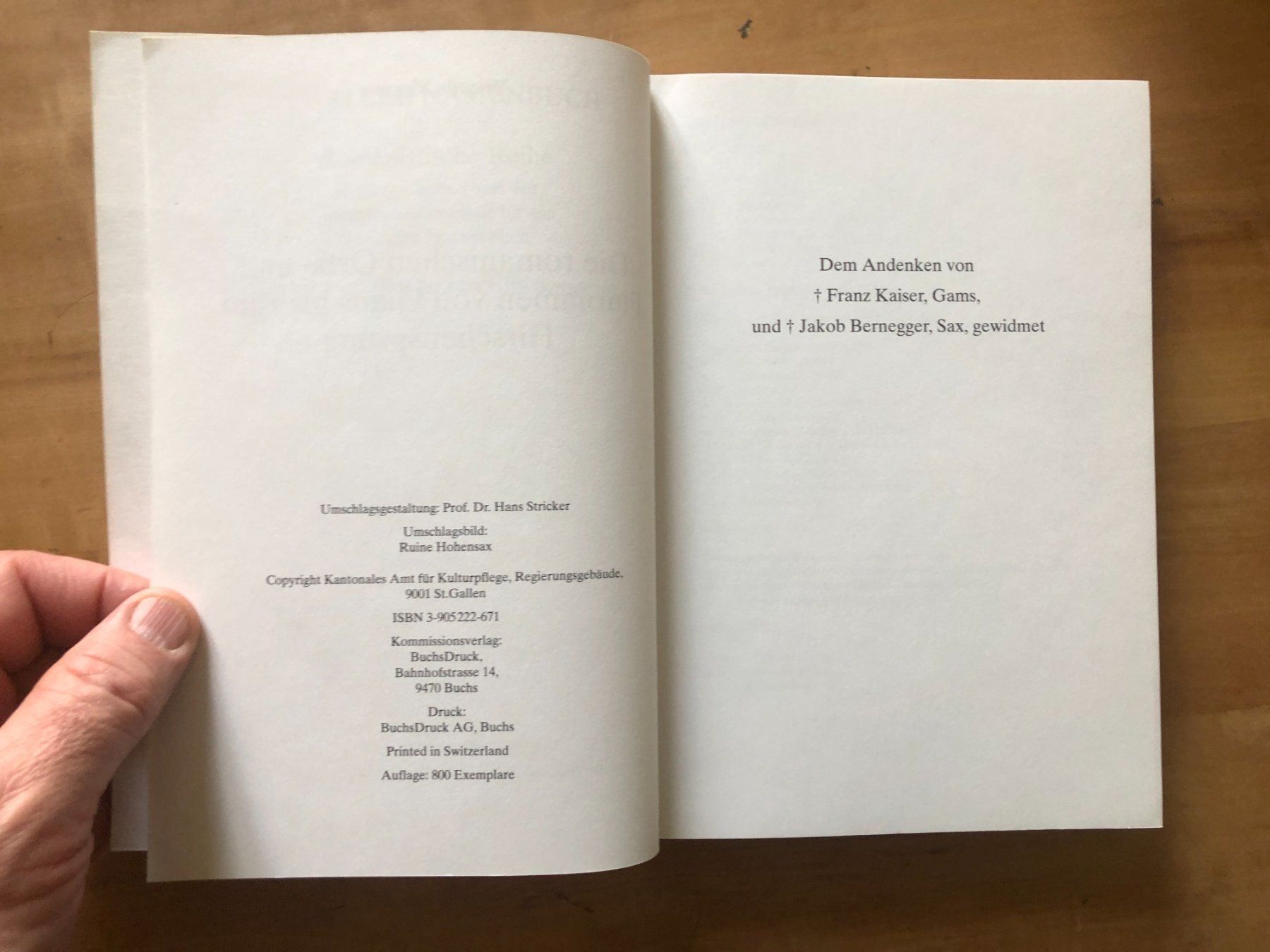 Libri: Valentin Vincenz: St. Galler Namenbuch 4 – Usato da Zürich venduto da allp 2