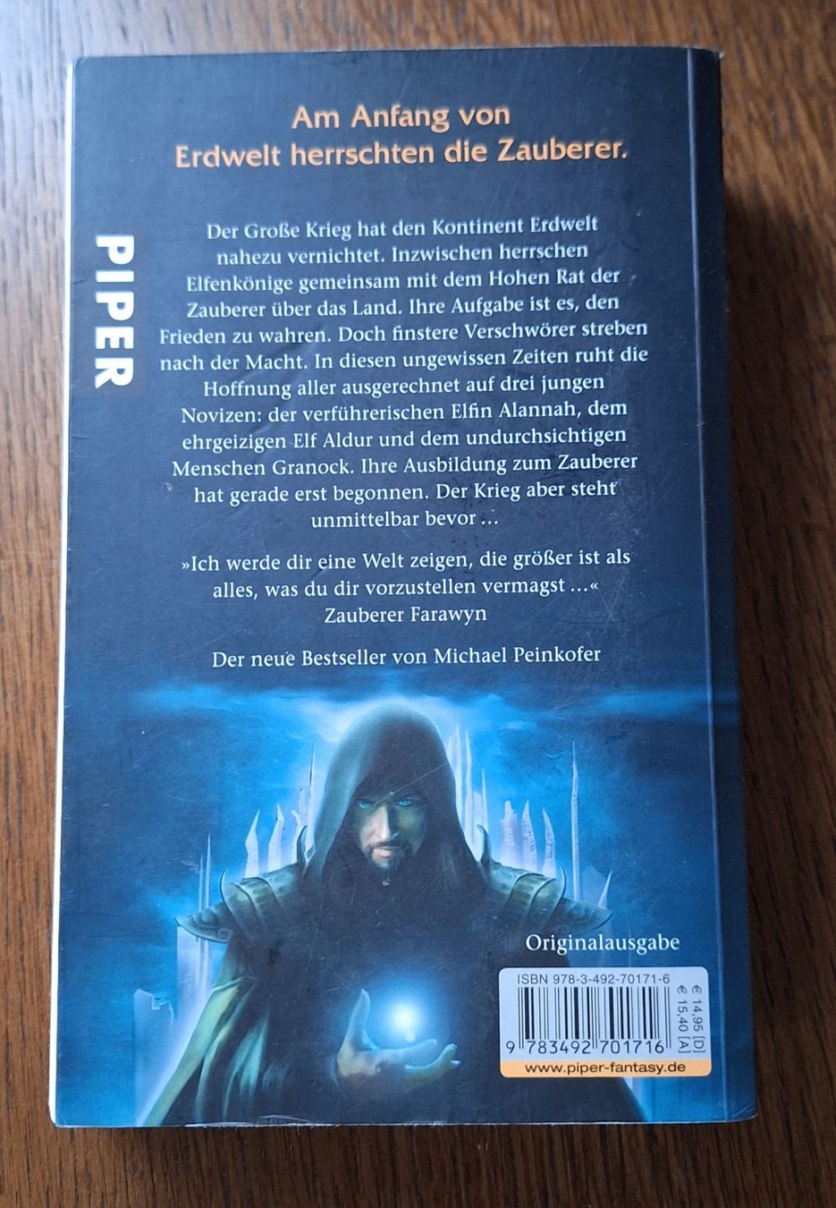 Libri: Michael Peinkofer - Die Zauberer - Roman – Usato da Wettingen venduto da Egro2 1