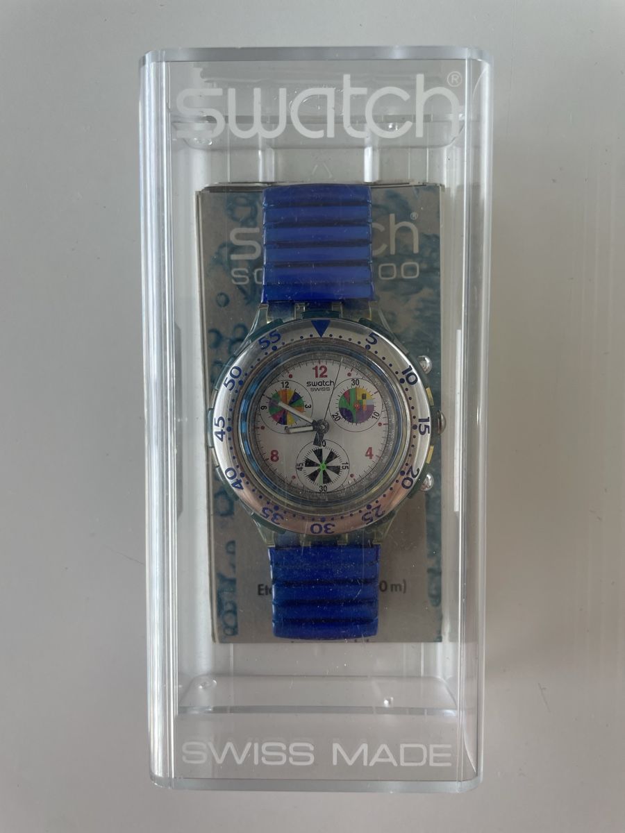 Swatch Orologi: Swatch Aqua Chrono – Usato da Aeugst am Albis venduto da Jamen7