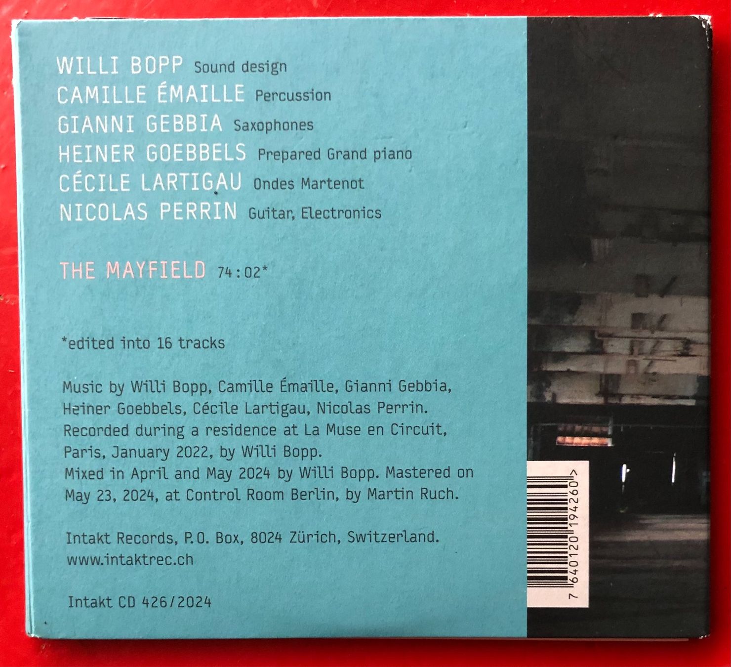 CD: Willi Bopp, Heiner Goebbels... - The Mayfield CD, Avantgarde – Usato da Luzern venduto da Schlafenicht00 1