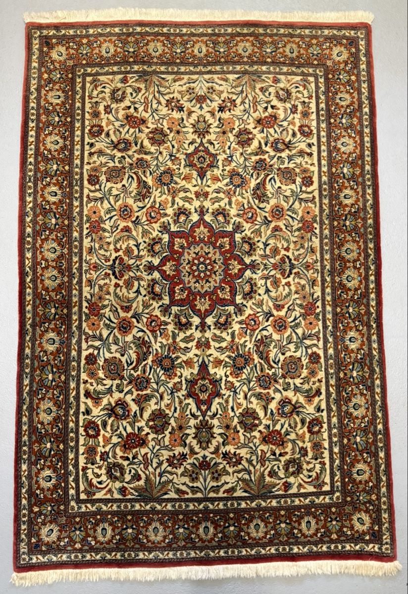 Tappeti: Perserteppich, echter Teppich, Floralmuster, 165x110.cm – Usato da Büron venduto da Filadefia-888