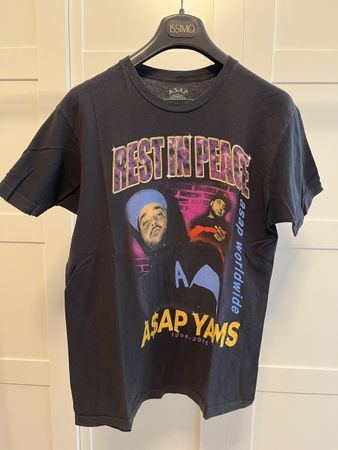 ASAP Worldwide T-Shirt Rest In Peace Yams schwarz Grösse L