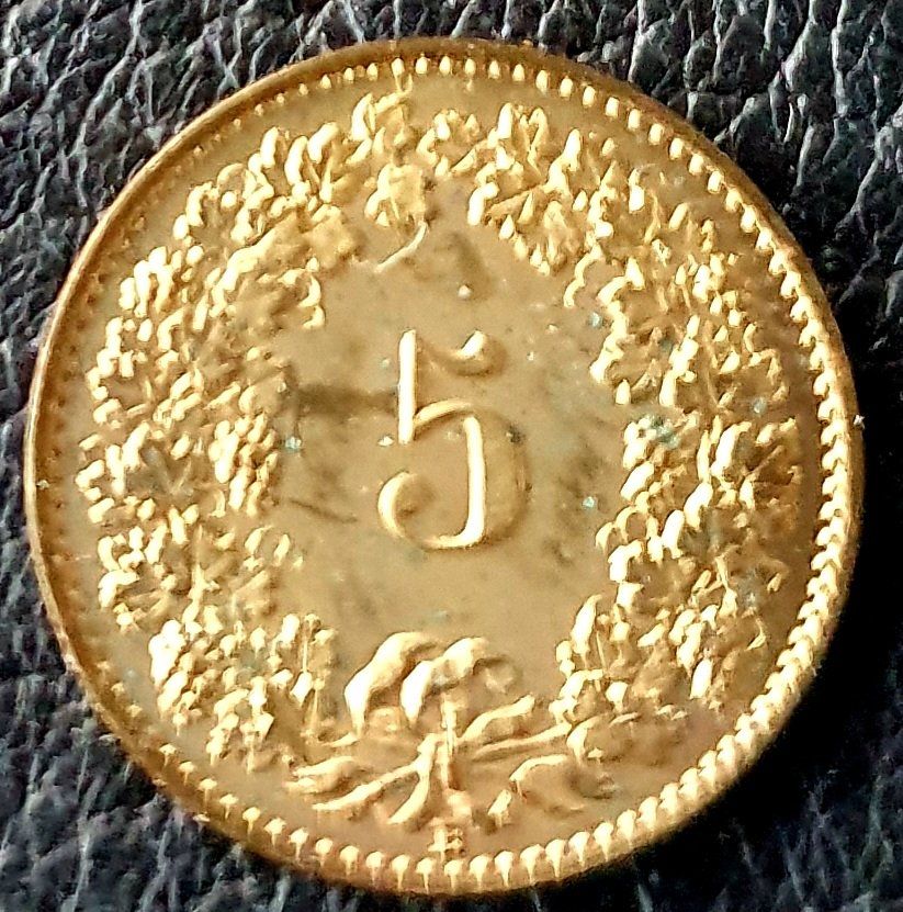 Tutti le monete: 5 Rp.1918 Abart – Usato da Egerkingen venduto da Acc1 1