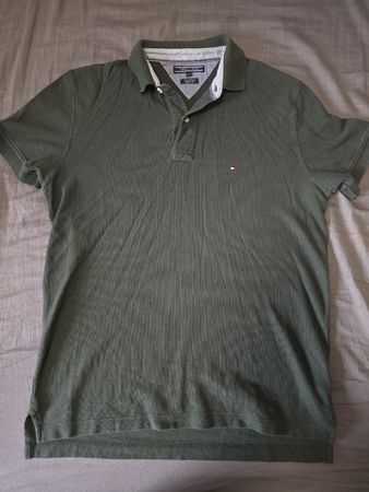 Polo Tommy Hilfiger vert, taille M