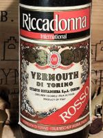 Riccadonna Wermut Rosso, Vintage 1982, Sammlerflasche