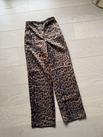 Pantalon H&M taille haute léopard (taille - M)