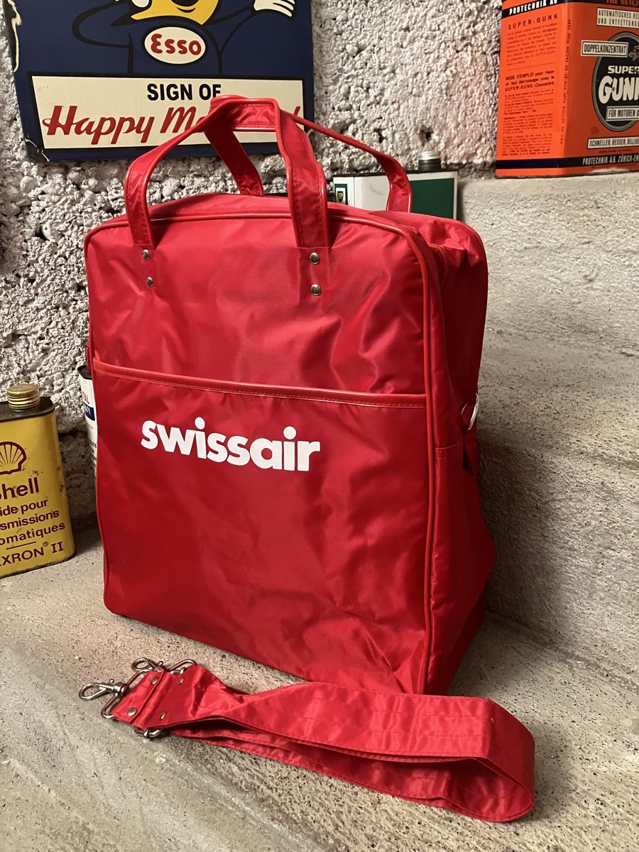 Swissair Taschen: Swissair Tasche Retro Rot – Gebraucht aus Zürich von Classic_Collection_Zurich 1