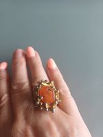 Bague avec pierre Cornaline