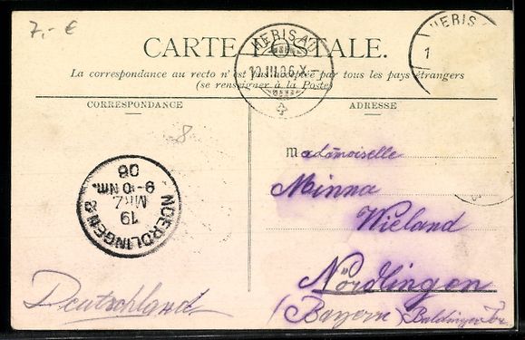 Cartoline postali: AK Herisau, Panorama mit Säntis – Usato da Berlin venduto da bartko-reher 1