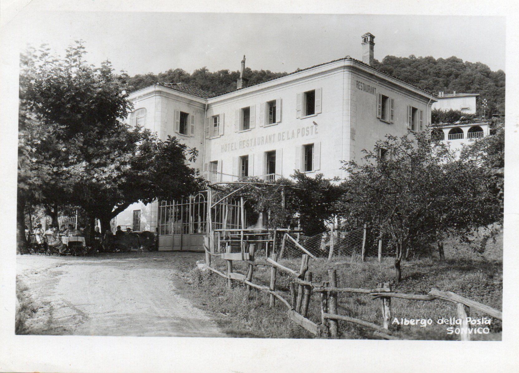 Cartoline postali: Sonvico - Albergo della Posta – Usato da Melano venduto da pisonsdro