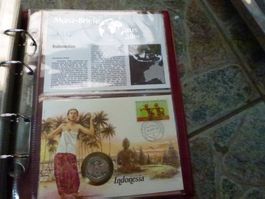 Münzbrief Indonesien