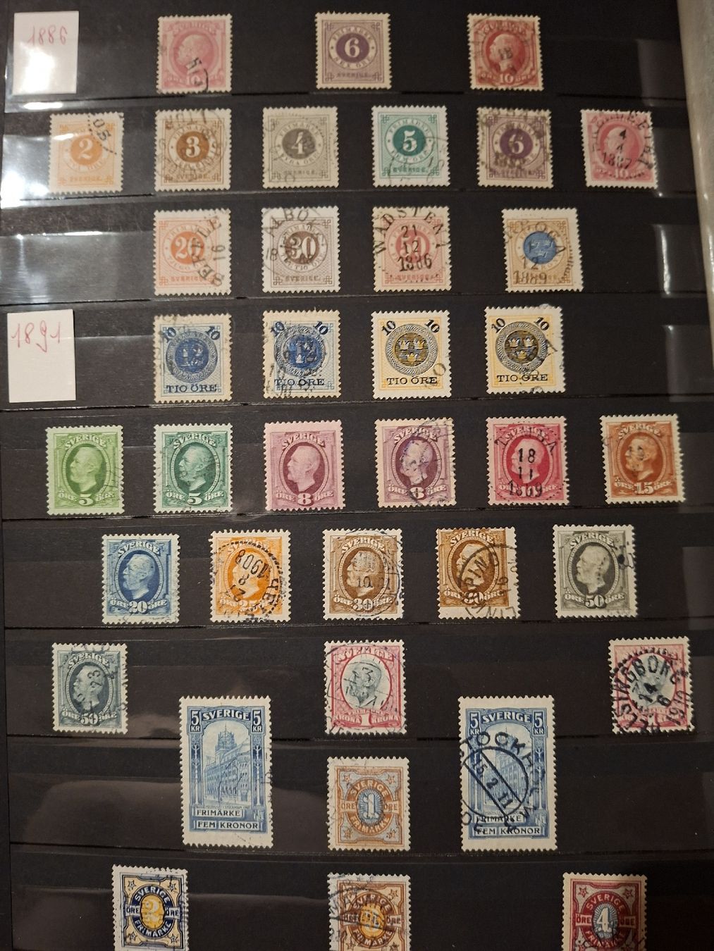Alle Briefmarken: Briefmarkensammlung Schweden  – Gebraucht aus Balgach von SIMEON27 4