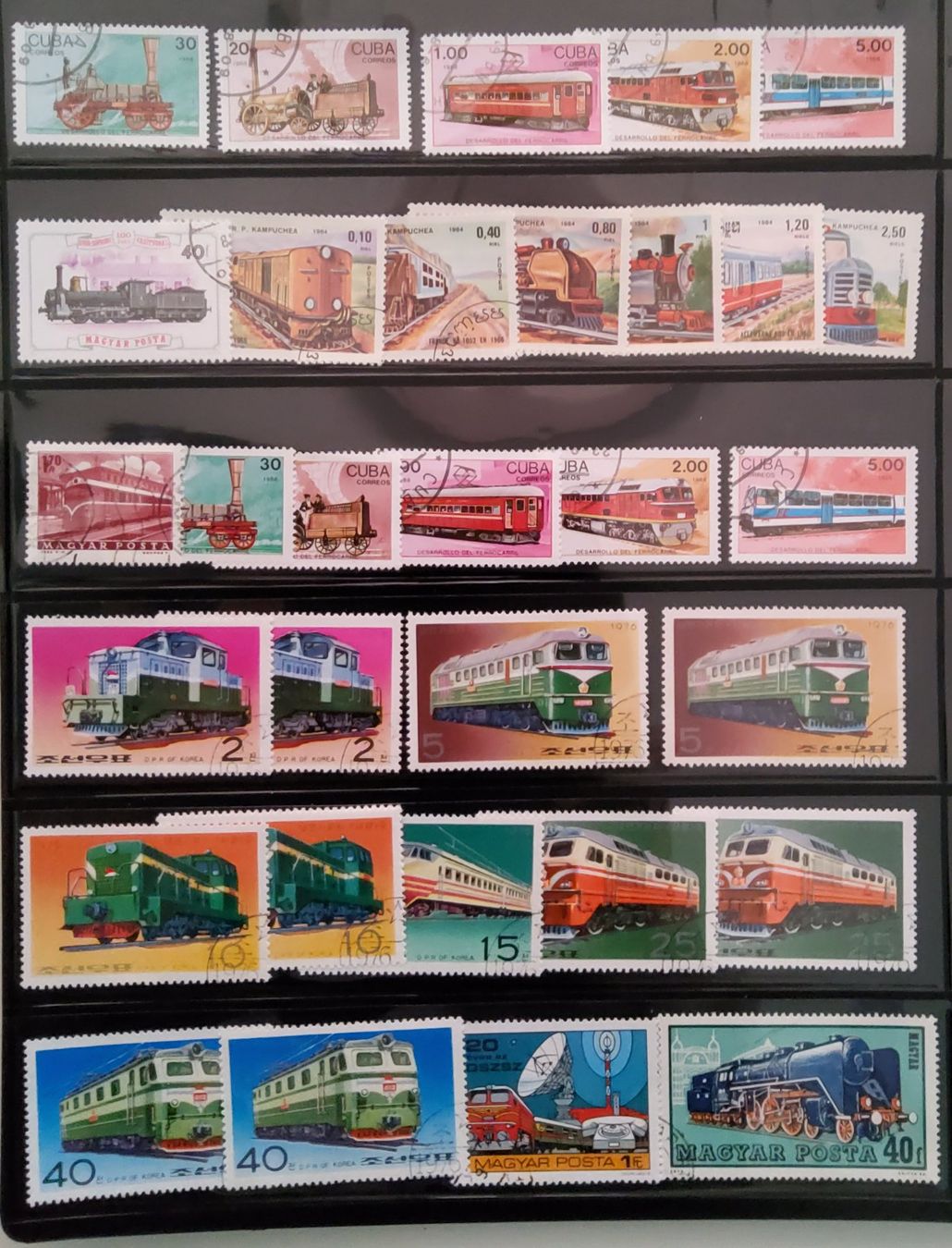 Tutti i francobolli: Ausland, Motivbriefmarken Eisenbahn – Usato da Buchrain venduto da mue_kru