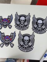 Motorrad Stickerbilder XXL zum Aufnähen oder aufbügeln