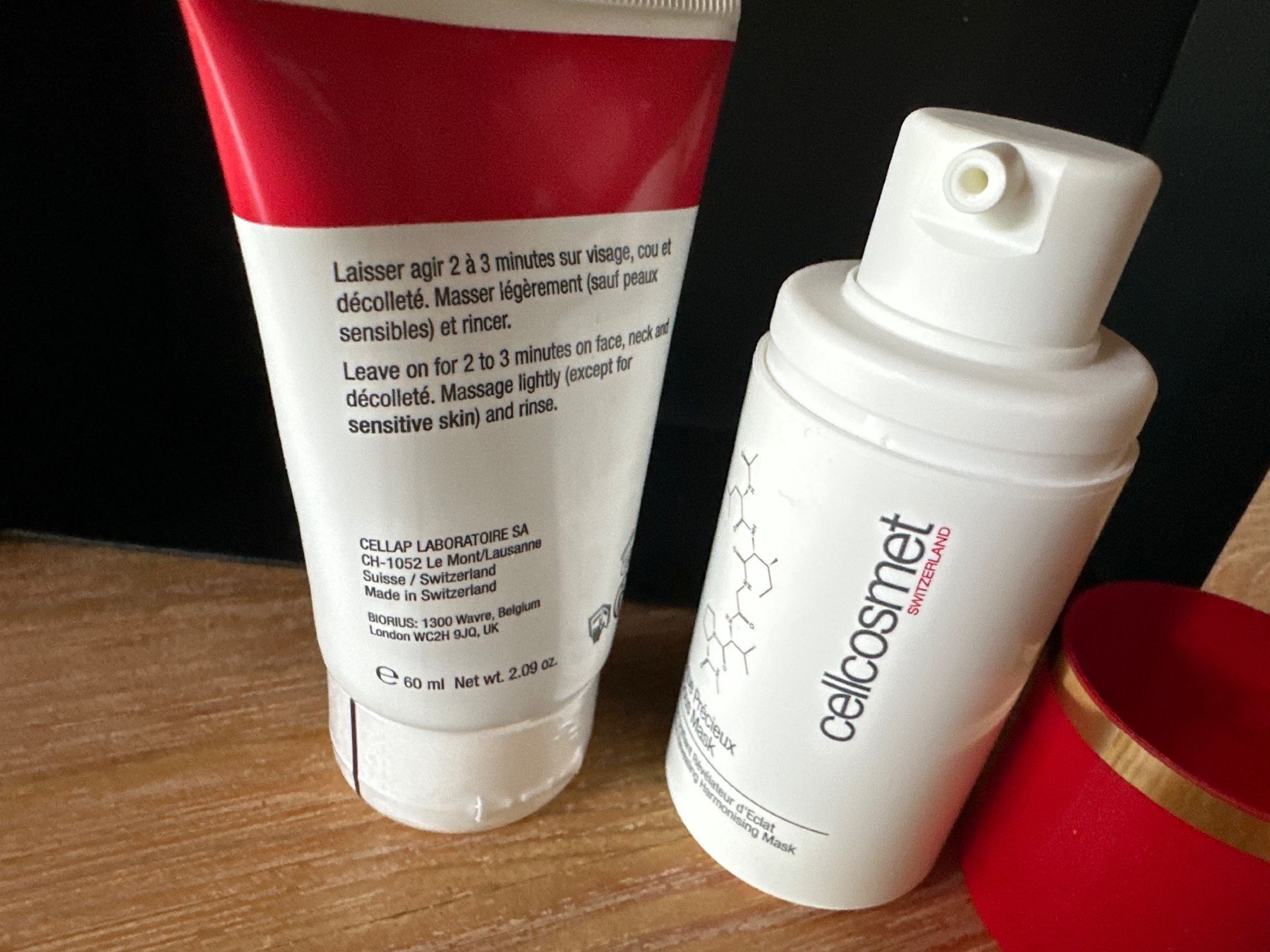 Cellcosmet Cura del viso: Original Set Cellcosmet, Peeling und maske – Nuovo e nell'imballaggio originale da Aarburg venduto da flacon05 4