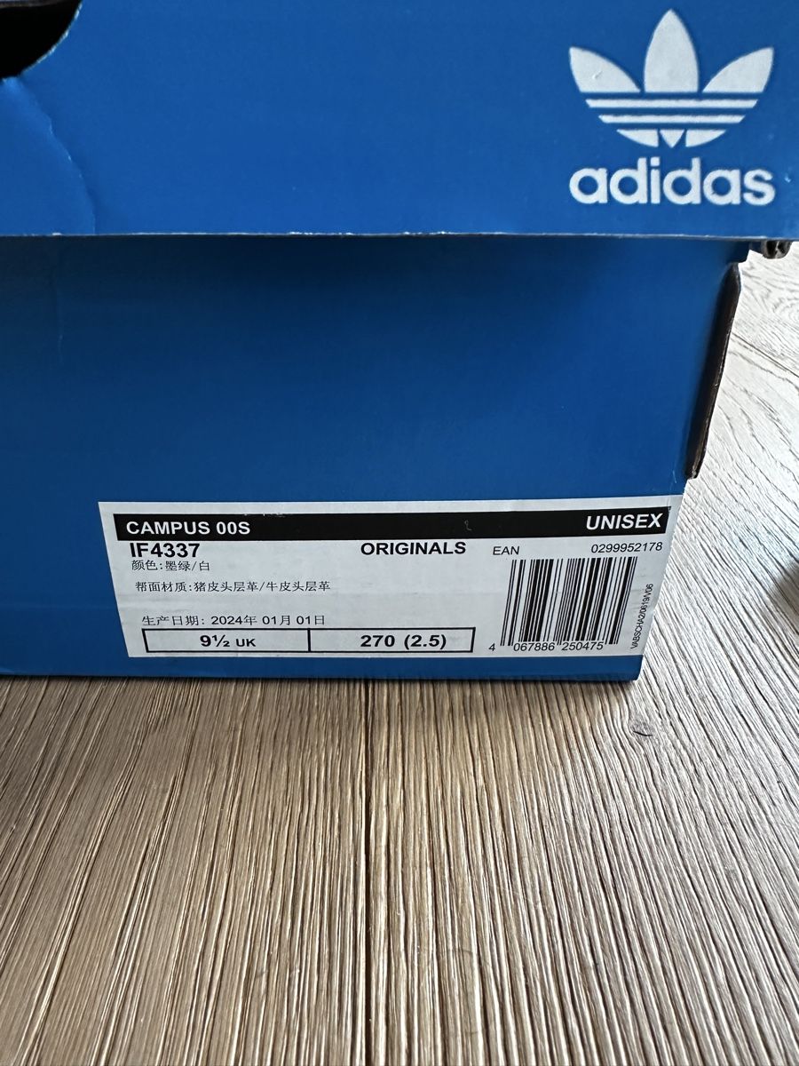 Adidas Scarpe da uomo: Adidas Campus 00s NEU, Gr. 44 – Nuovo e nell'imballaggio originale da Arbon venduto da andizue 4