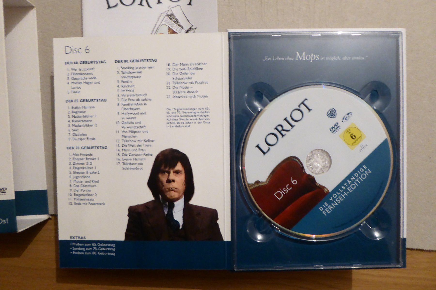 Tutti i DVDs: DVD Loriot vollständige Fernseh Edition – Usato da Allschwil venduto da Summelsarium 5