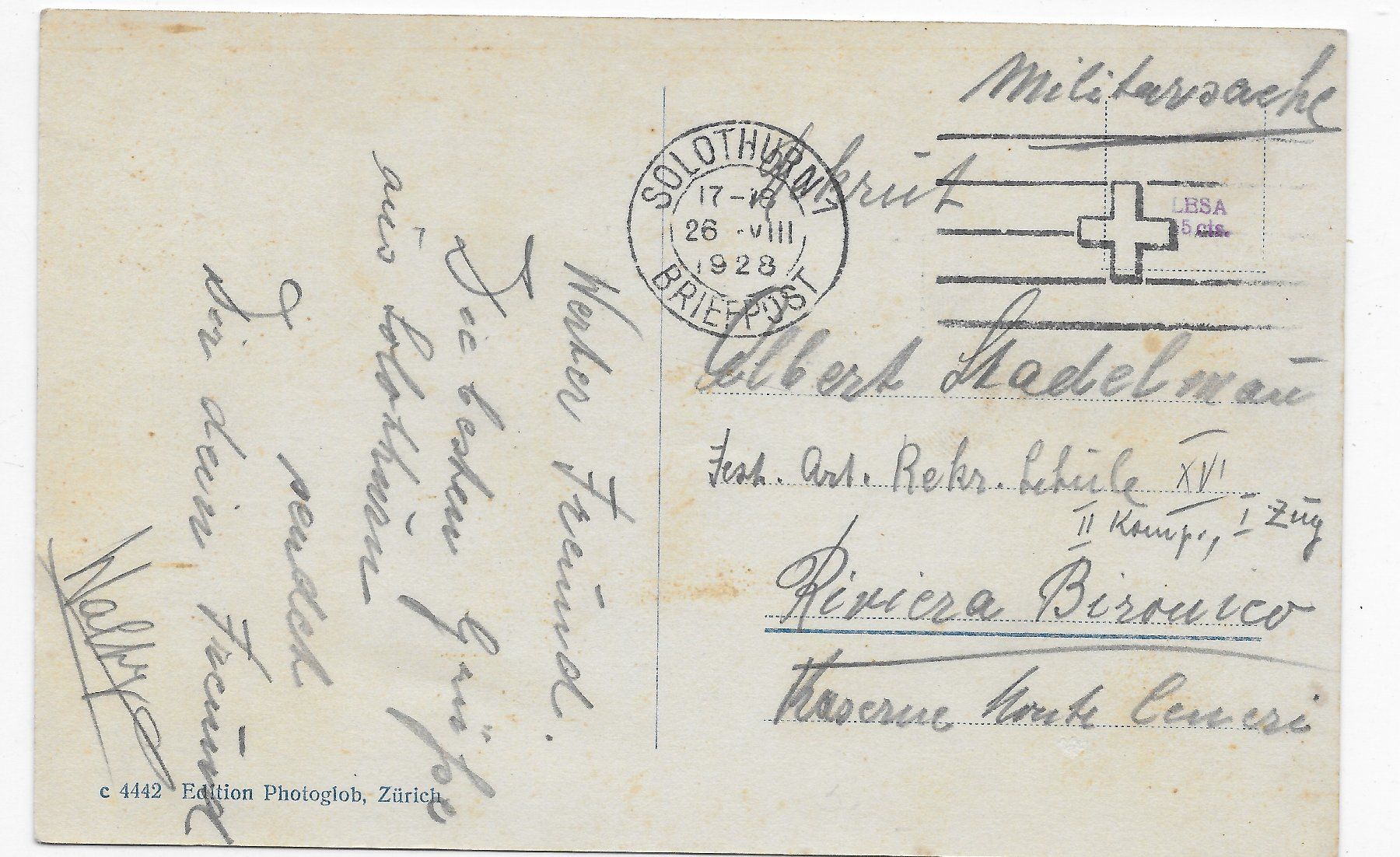 Cartoline postali: Solothurn Rötibrücke – Usato da Hefenhofen venduto da Richsalz 1