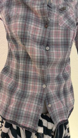 karierte Hilfiger Denim Bluse