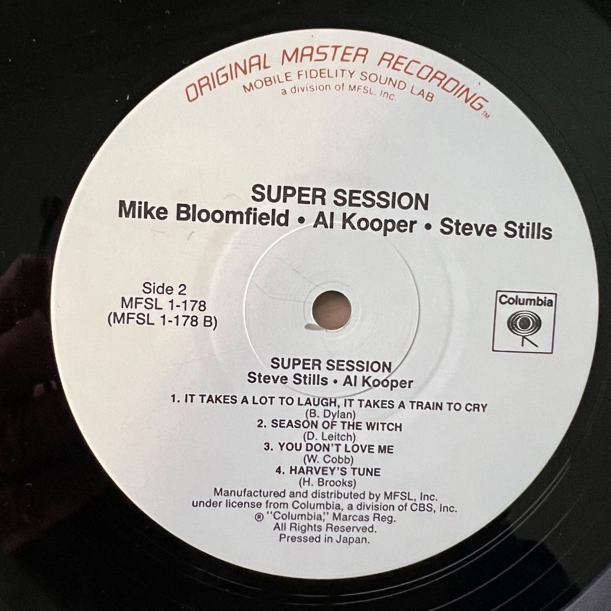 Dischi in vinile: Mike Bloomfield, Al Kooper... / Super Session /Audioph. MFSL – Usato da Gais venduto da soundcave57 2