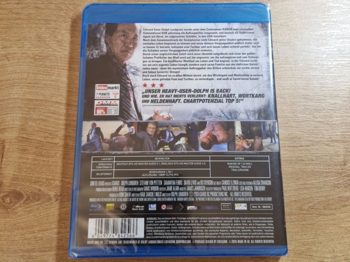 Tutti i DVDs: Icarus (2010) NEU OVP Bluray – Nuovo e nell'imballaggio originale da Pfungen venduto da Whitie 1
