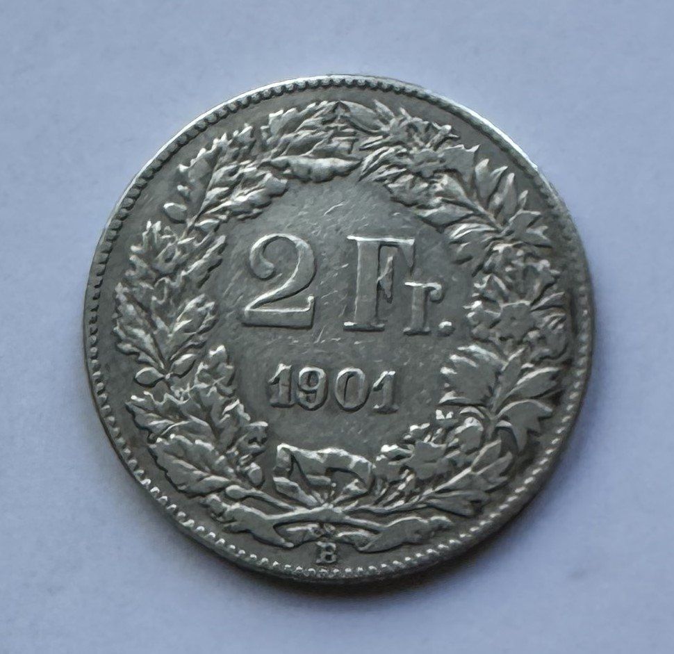 Toutes les monnaies: 1901 2 Franken Silber – D'occasion à Kirchberg SG par Helveticus00